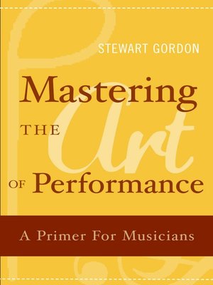 Mastering the Art of Performance - ebook